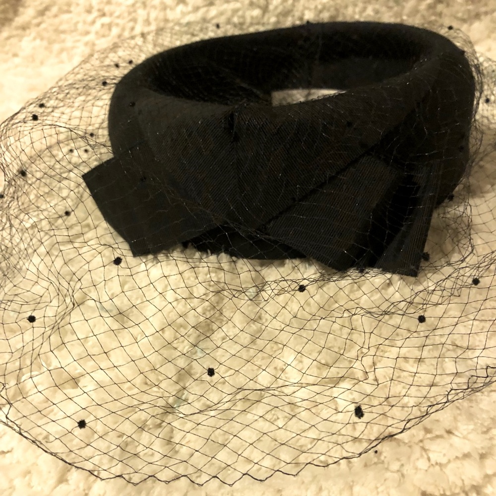 Vintage Black Netted Capulet by Union Made